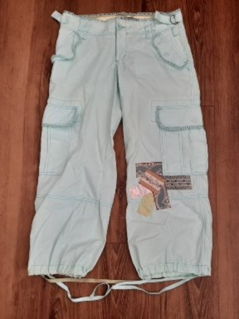 Miss Me Pants Size S    Waist 15 straight x 23      light green